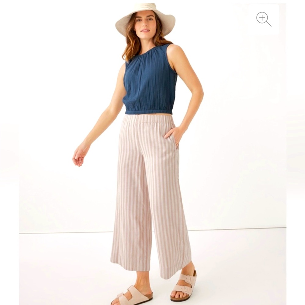 PACT Coastal Double Gauze Wide Leg Pant XXL